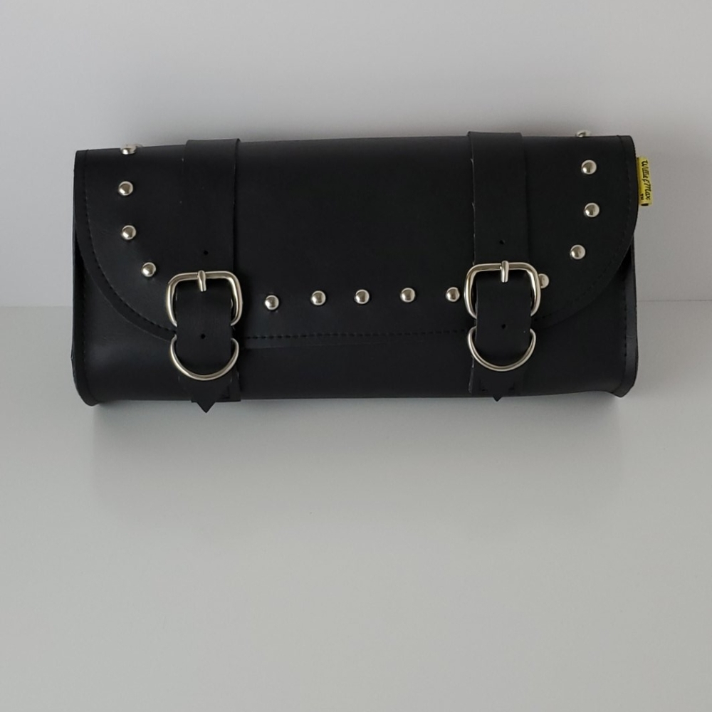 Willie Max Saddle Bags Ranger Studded Tool Pouch Black